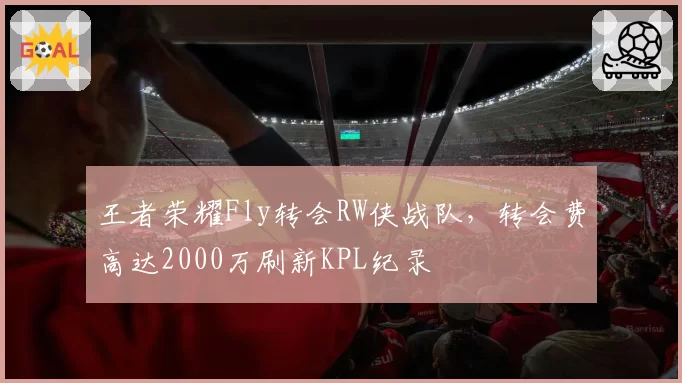 王者荣耀Fly转会RW侠战队，转会费高达2000万刷新KPL纪录